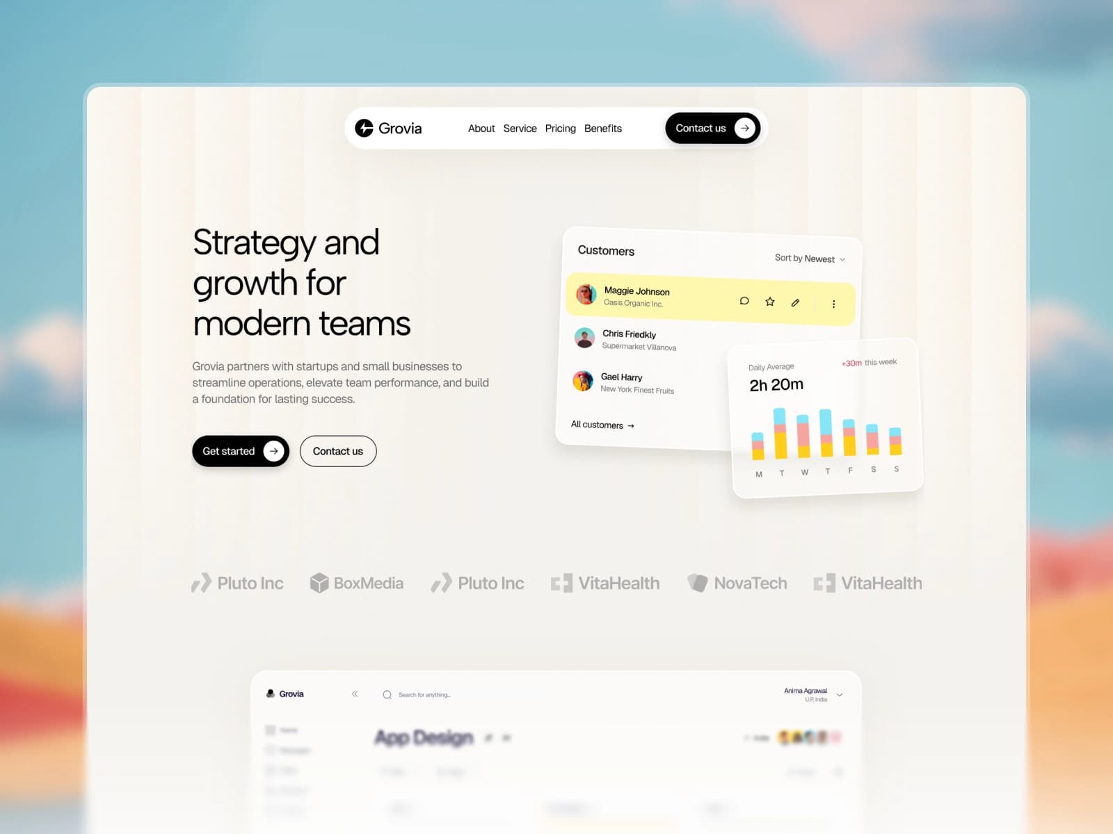 CRM platform: Pipeline, contacts and follow-up